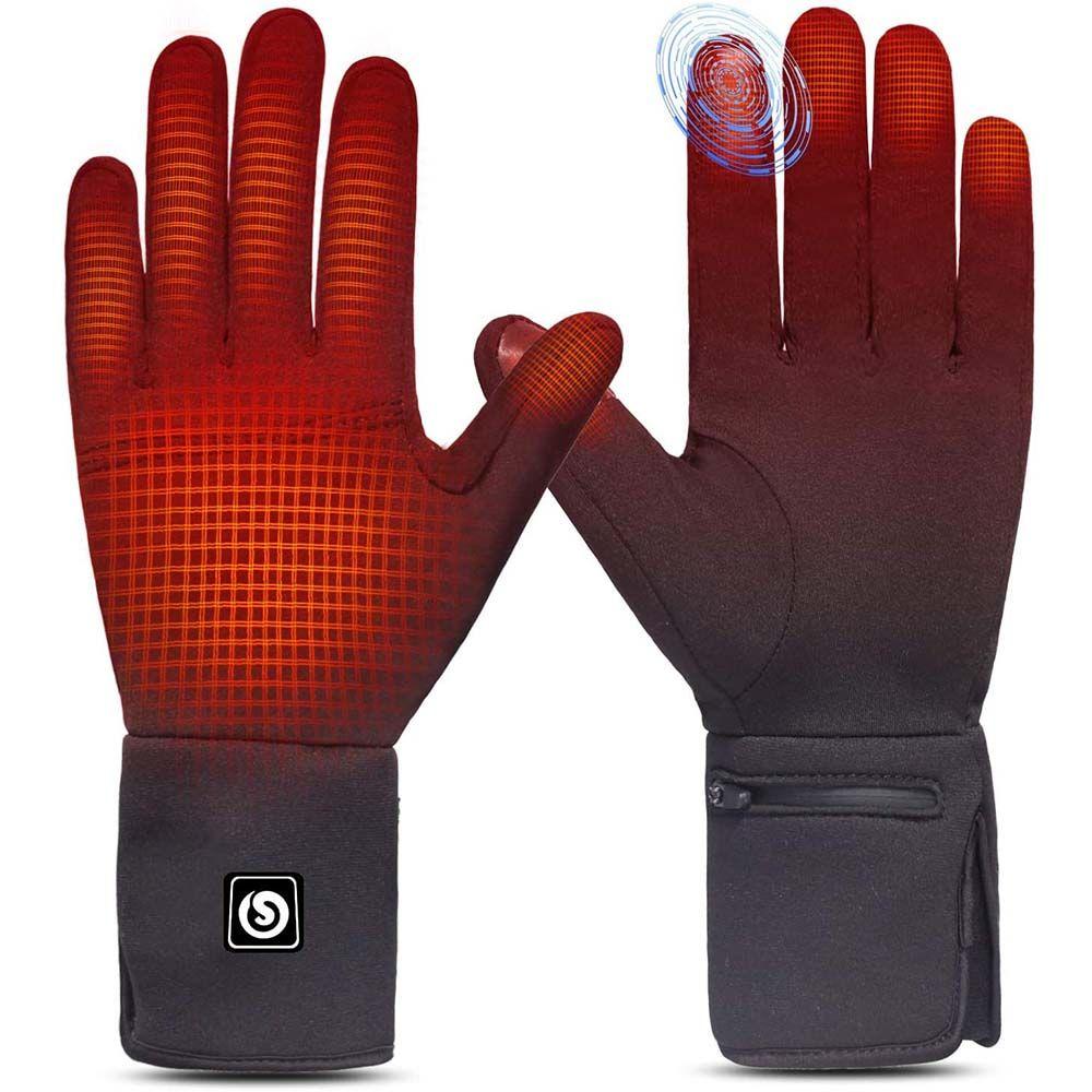 Equipped with high-performance carbon fiber heating elements for consistent warmth across the fingers, palm, and back of the hand.
