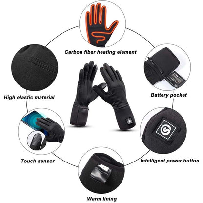 Provides hours of heat on a single charge, ideal for motorcycling, skiing, snowboarding, or other cold-weather adventures.